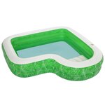 Bestway Piscine avec siège Tropical Paradise 231x231x51 cm