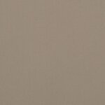 vidaXL Coussin de palette taupe 80x80x12 cm tissu