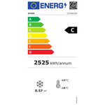 Armoire réfrigérée négative 410 l - porte vitrée - atosa - r290 - acier inoxydable1410vitrée 600x730x1945mm