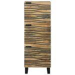 vidaXL Highboard Marron 40 x 33 x 110 cm bois de manguier massif