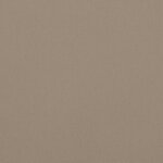 vidaXL Coussin de banc de jardin taupe 120x(50+50)x7 cm tissu oxford