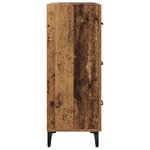 vidaXL Buffet Bois ancien 69 5 x 34 x 90 cm Bois d'ingénierie et fer