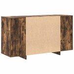vidaXL Buffet Chêne fumé 135 x 41 x 69 cm Bois d'ingénierie