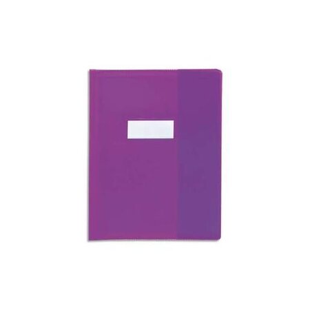 Protège-cahier Grain Cuir 20/100ème 21x29,7 violet CALLIGRAPHE