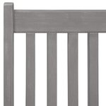 vidaXL Chaises inclinables de jardin lot de 6 Gris Bois solide acacia