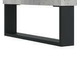 vidaXL Meuble TV Gris béton 100x35x55 cm Bois d'ingénierie