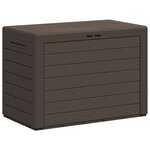 vidaXL Boîte de rangement de jardin Marron 78x44x55 cm