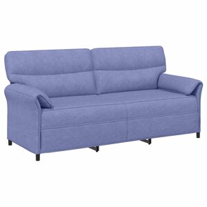 vidaXL Canapé 100 polyester cadre en métal MDF Contreplaqué