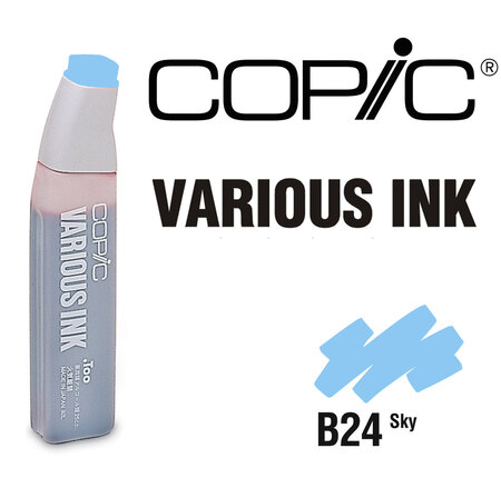 Encre Various Ink pour marqueur Copic B24 Sky