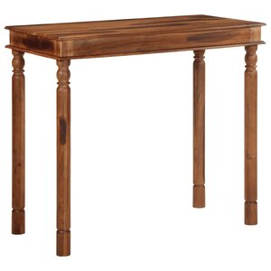 vidaXL Table de bar 120x60x107 cm bois massif d'acacia
