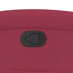 vidaXL Fauteuil inclinable rouge bordeaux velours