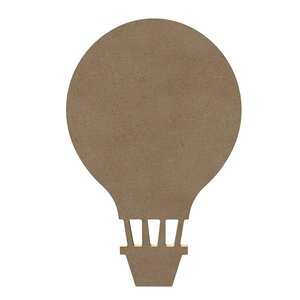 Montgolfière en bois MDF à décorer - 26 cm