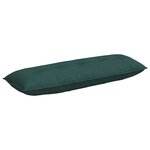 vidaXL Coussin de Dos Vert foncé 140 x 19 x 50 cm tissu