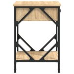 vidaXL Tables de chevet 2Pièces chêne sonoma 40x42x60cm bois d'ingénierie