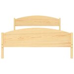 vidaXL Cadre de lit sans matelas bois massif de pin 140x200 cm