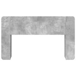 vidaXL Cabinet de Tête de Lit Gris béton Bois d'ingénierie