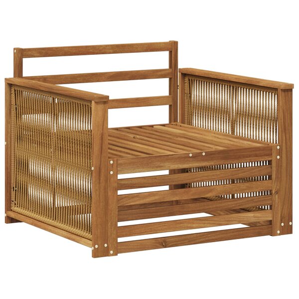 vidaXL Sofa de milieu extérieur Naturel