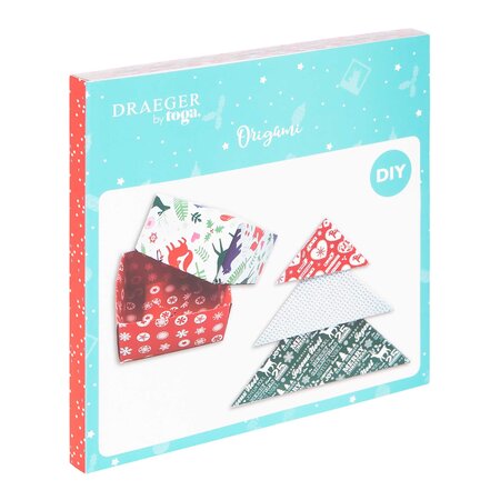 100 Papiers Origami - Noël Scandinave - Draeger paris