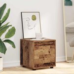 vidaXL Cabinet de salle de bain Bois Ancien 40 5 x 40 x 44 cm