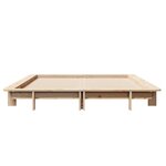 vidaXL Cadre de lit sans matelas 140x190 cm bois de pin massif