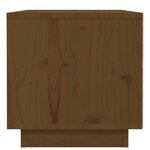 vidaXL Table de chevet Marron miel 40x34x35 cm Bois de pin solide