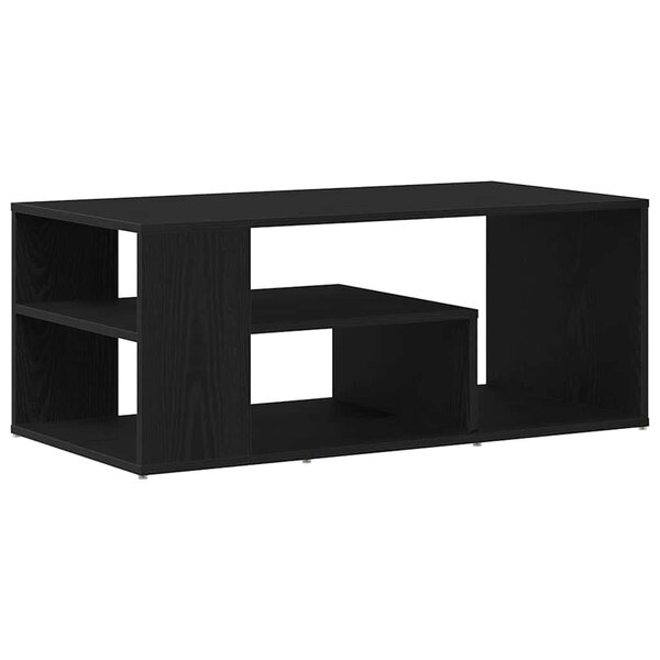 vidaXL Table basse Chêne noir 100 x 50 x 40 cm Bois d'ingénierie