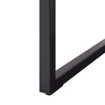 vidaXL Canapé d'angle Bleu Tissu