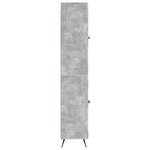 vidaXL Ensemble de Meubles 2 Pièces Gris béton Bois d'ingénierie