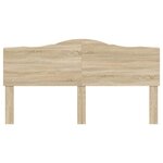 vidaXL Tête de lit Chêne Sonoma 200 cm Bois d'ingénierie