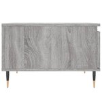 vidaXL Table basse sonoma gris 55x55x36 5 cm bois d'ingénierie