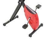 Vidaxl vélo d'appartement x-bike resistance à courroie rouge