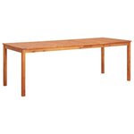 vidaXL Ensemble à manger de jardin 7 Pièces avec coussins Acacia solide