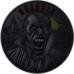 Monnaie DRACULA AWAKENS IN THE DARK 550 Anniversaire 2 Oz Argent 5$ Barbados (PRÉCOMMANDE)