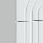 vidaXL Cabinet de chevet Blanc 62 x 34 5 x 48 cm Bois d'ingénierie