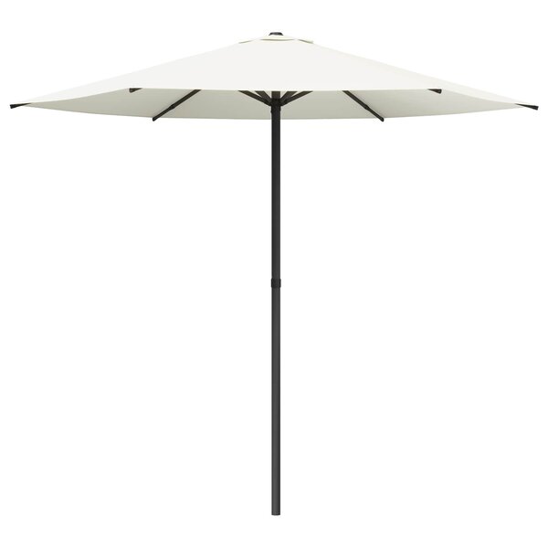 vidaXL Parasol de jardin 230 x 230 cm Polyester Rectangulaire Crème