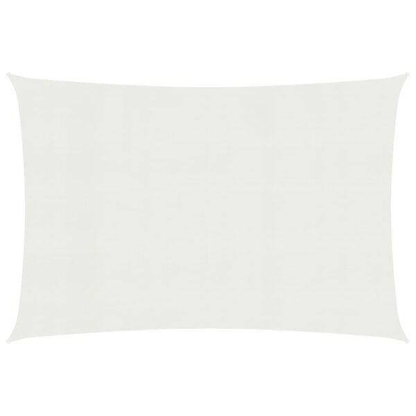 vidaXL Voile d'ombrage 160 g/m² Blanc 2x3 m PEHD