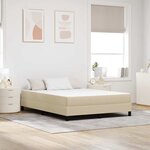 vidaXL Matelas de Lit avec matelas Vert 140 x 190 cm tissu