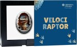 Pièce de monnaie en Argent g 16.81 Millésime 2025 Dinosauria VELOCIRAPTOR