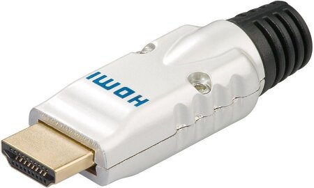 Embout Goobay HDMI mâle à souder (Blanc)