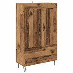 vidaXL Haut Armoire Bois Ancien 69 5 x 31 x 115 cm Bois d'ingénierie