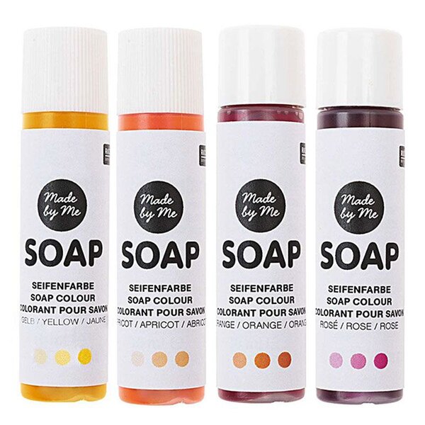 4 colorants 10 ml pour savon - Coucher de soleil