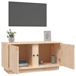 vidaXL Meuble TV 80x35x40 5 cm Bois de pin massif