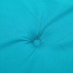 vidaXL Coussin de banc de jardin - Turquoise  180x50x4 cm  Tissu Oxford