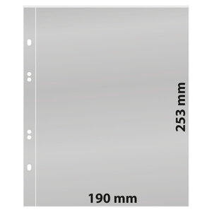 Feuilles Multi Collect Lindner transparentes à 1 poche pour blocs feuillets.