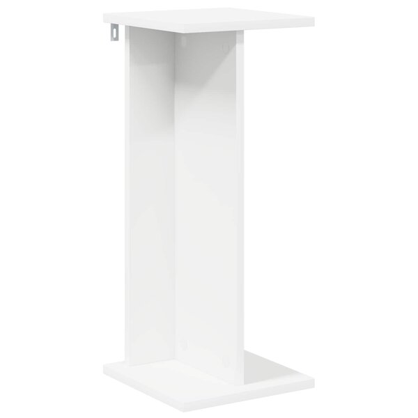 vidaXL Support de Plante Blanc 25 x 25 5 x 60 5 cm Bois d'ingénierie