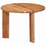 vidaXL Tables basses gigognes 2 Pièces Marron Bois d'Acacia Massif