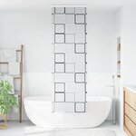 vidaXL Store enrouleur de douche avec cassette largeur du tissu 56 cm