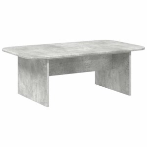 vidaXL Table basse Gris béton 93 x 53 x 33 cm Bois d'ingénierie