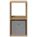 vidaXL Table de chevet 2 Pièces Chêne artisanal 30 5 x 27 x 59 5 cm