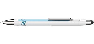 Stylo à bille Epsilon Touch blanc-bleu Pointe Extra Large Bleu SCHNEIDER
